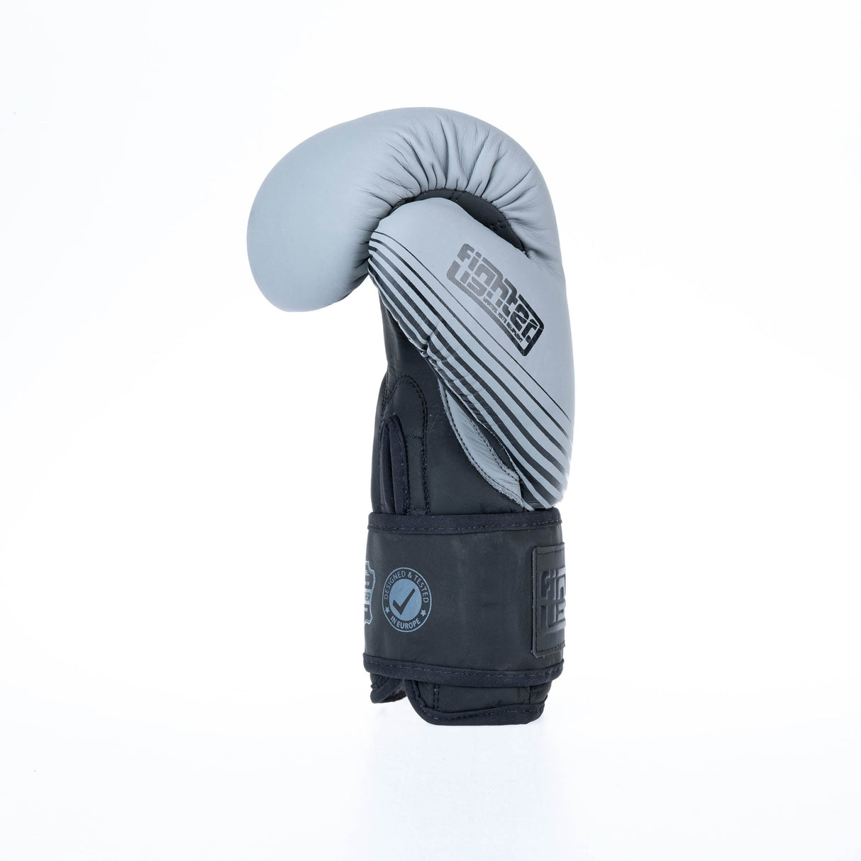 Fighter Boxing Gloves SPLIT Stripes - gray/black