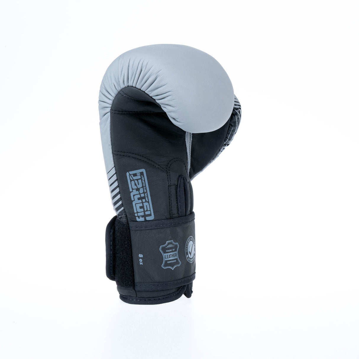 Fighter Boxing Gloves SPLIT Stripes - gray/black