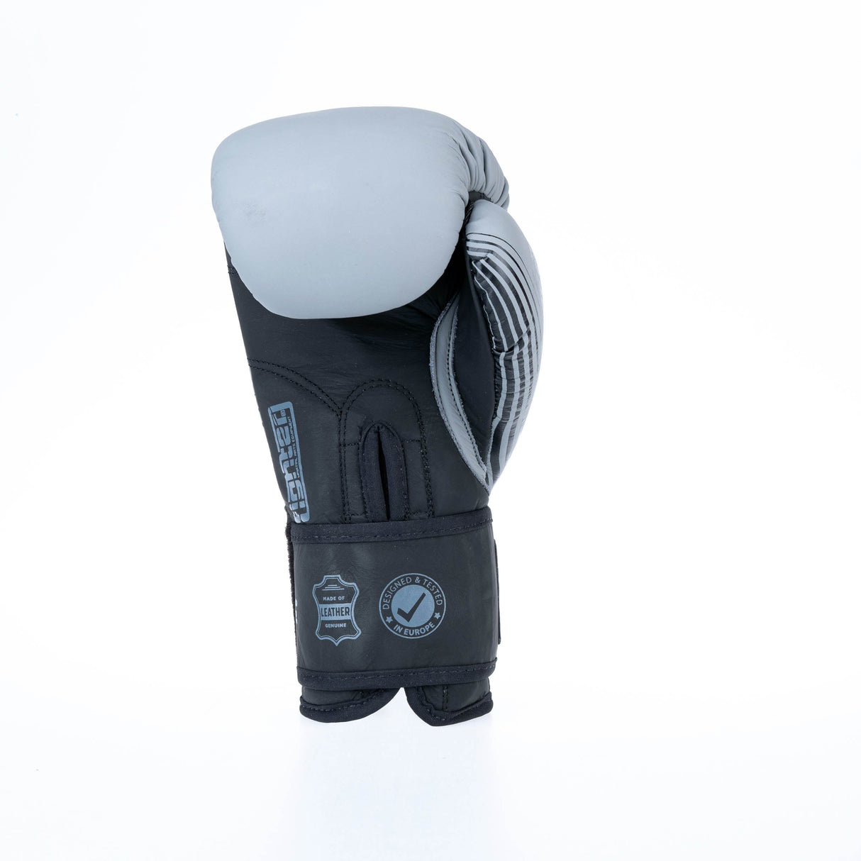 Fighter Boxhandschuhe SPLIT Stripes - grau/schwarz