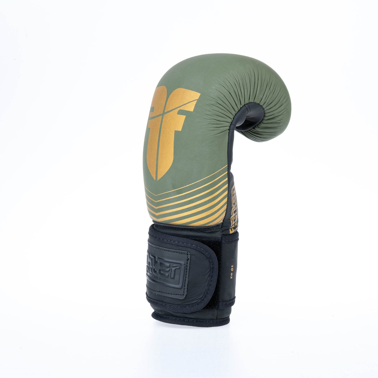 Fighter Boxing Gloves SPLIT Stripes - khaki/gold