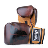 Gants de boxe Fighter Retro - marron