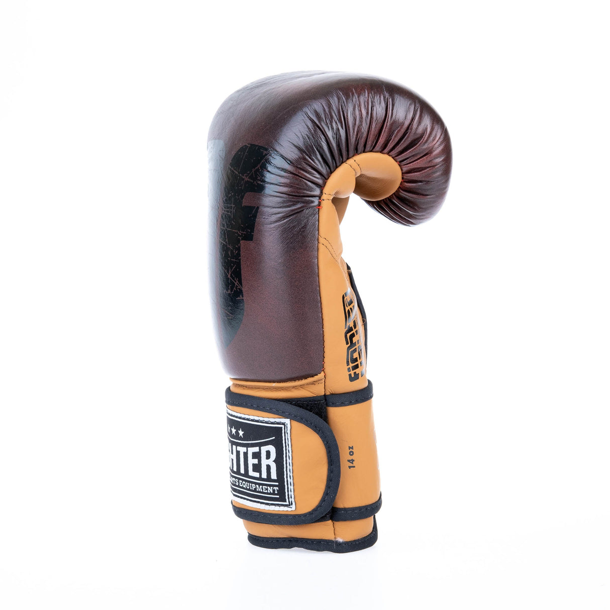 Fighter Boxhandschuhe Retro - braun