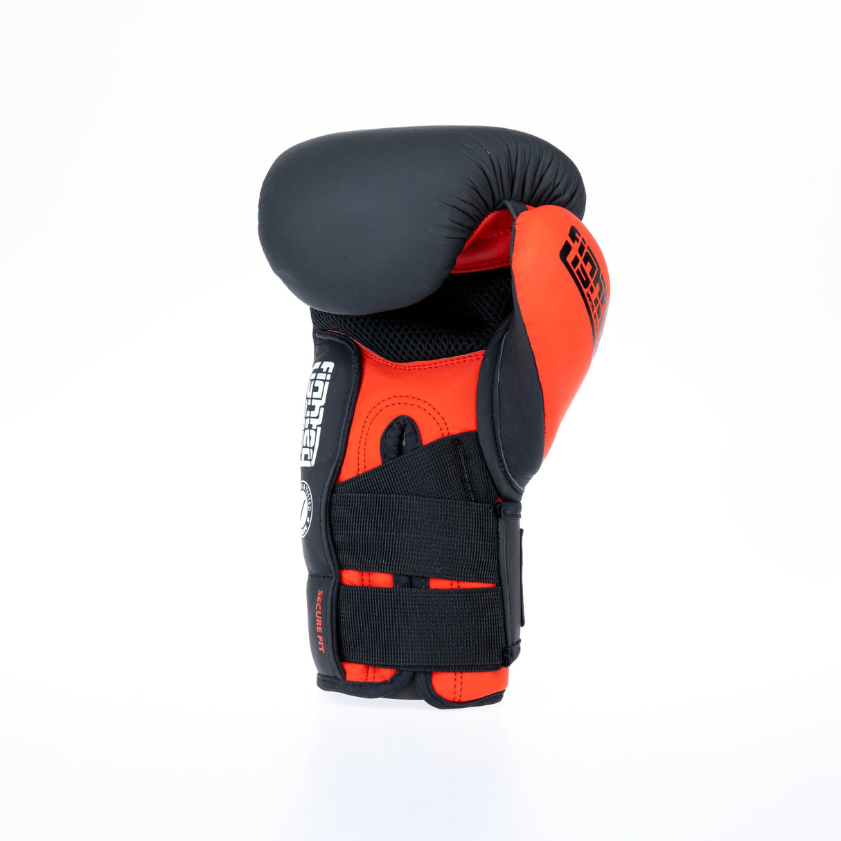 Fighter Boxing Gloves Secure Fit - black/red