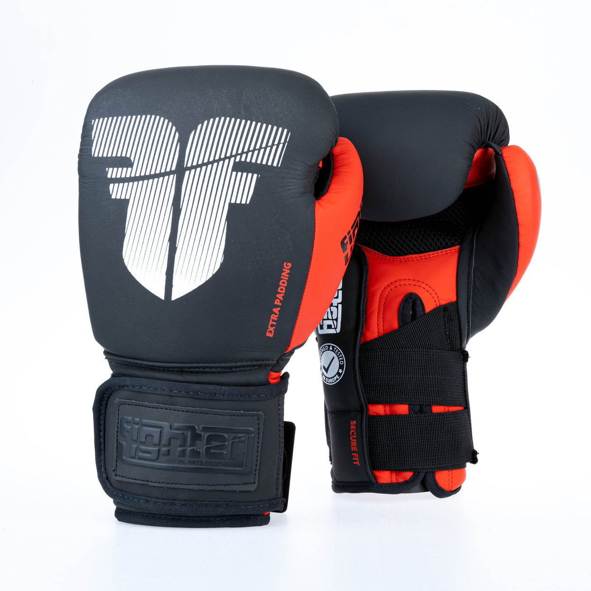 Fighter Boxhandschuhe Secure Fit - schwarz/rot