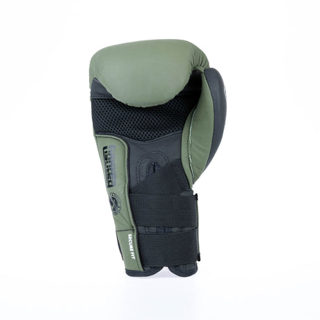 Gants de boxe Fighter Secure Fit - kaki/noir