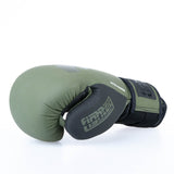 Fighter Boxing Gloves Secure Fit - khaki/black