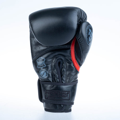 Gants de boxe Fighter Pro - noir, FBG-PRO-002