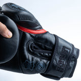 Gants de boxe Fighter Pro - noir, FBG-PRO-002