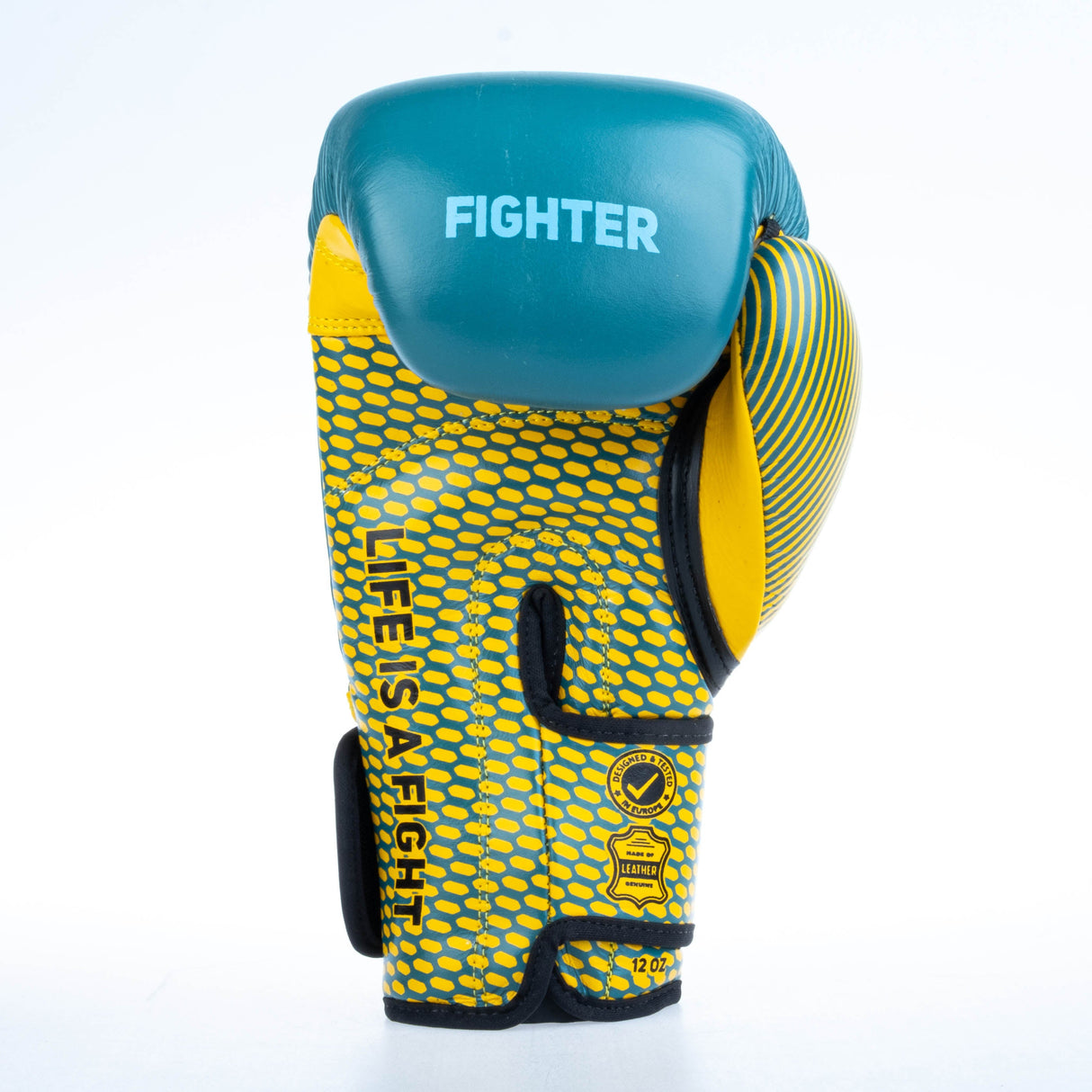 Fighter Boxhandschuhe Training - blau/gelb, FBG-TRN-003