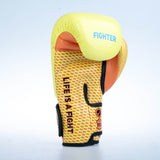 Gants de boxe Fighter Training - jaune/orange, FBG-TRN-004