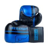 Gants de boxe Fighter Compétition - bleu, FBGF-002BL