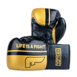 Fighter Boxhandschuhe Competition - schwarz/gold, FBGF-002GL