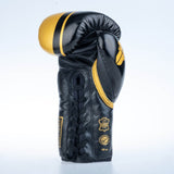 Gants de boxe Fighter Competition - noir/or, FBGF-002GL