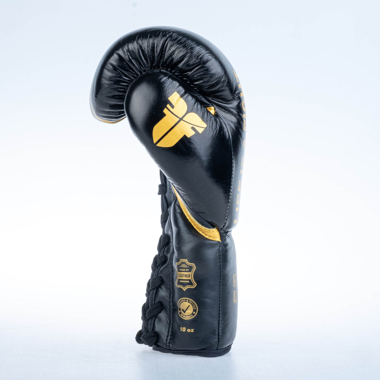 Gants de boxe Fighter Competition - noir/or, FBGF-002GL