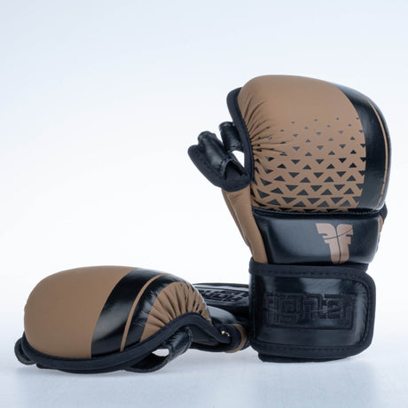 Fighter MMA Handschuhe Pro - schwarz/braun, FMGL-PRO-001