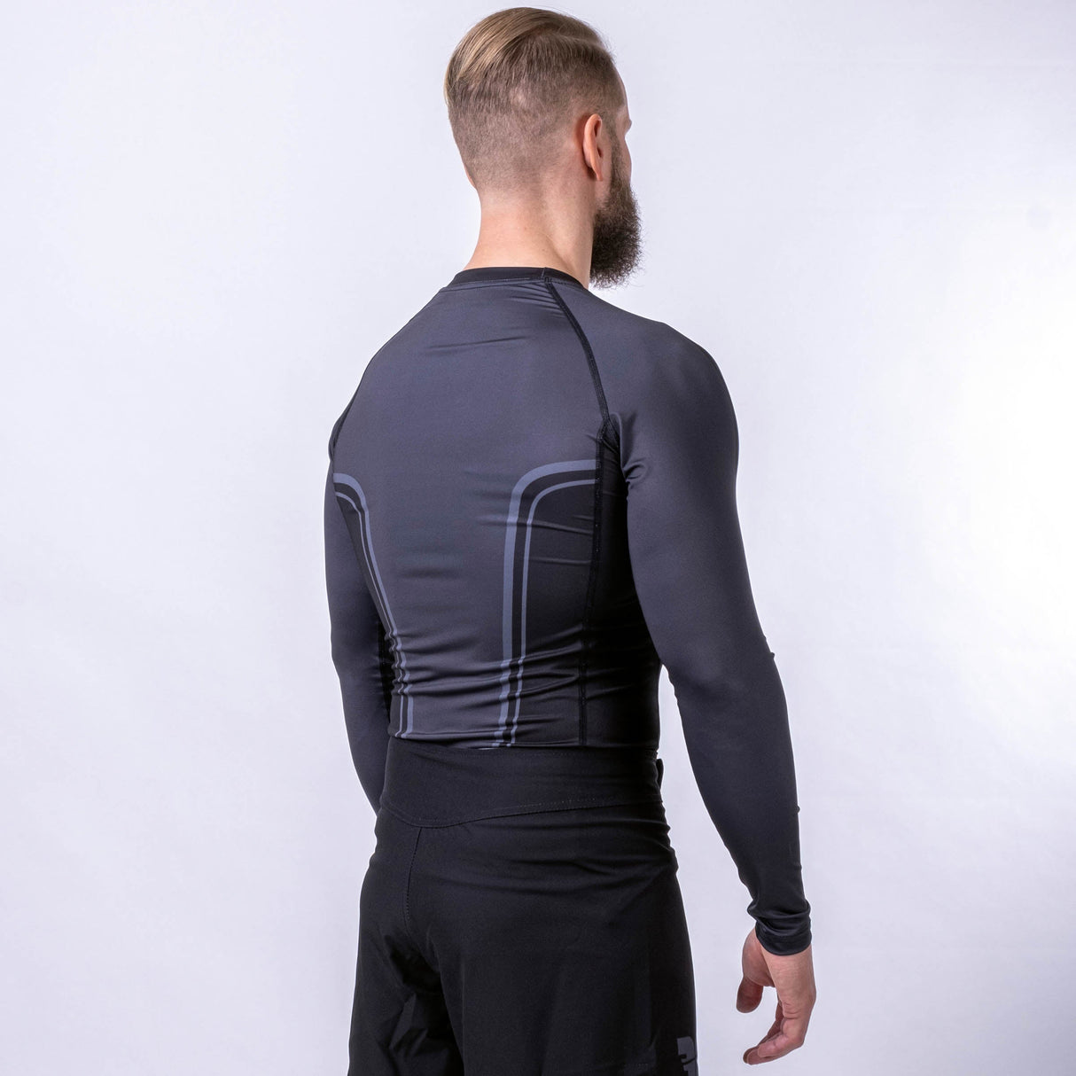 Fighter Rashguard Lines - schwarz, FRSG-LN