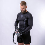 Fighter Rashguard Lines - schwarz, FRSG-LN