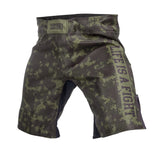 Fighter MMA Shorts - Honeycomb - grün, FSHM-14