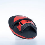 Fighter Round Shield Pro Small - noir/rouge, FSMPR-001-RB
