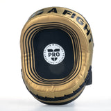 Fighter Oval Shield Pro Small - schwarz/gold, FSMPR-002-BG