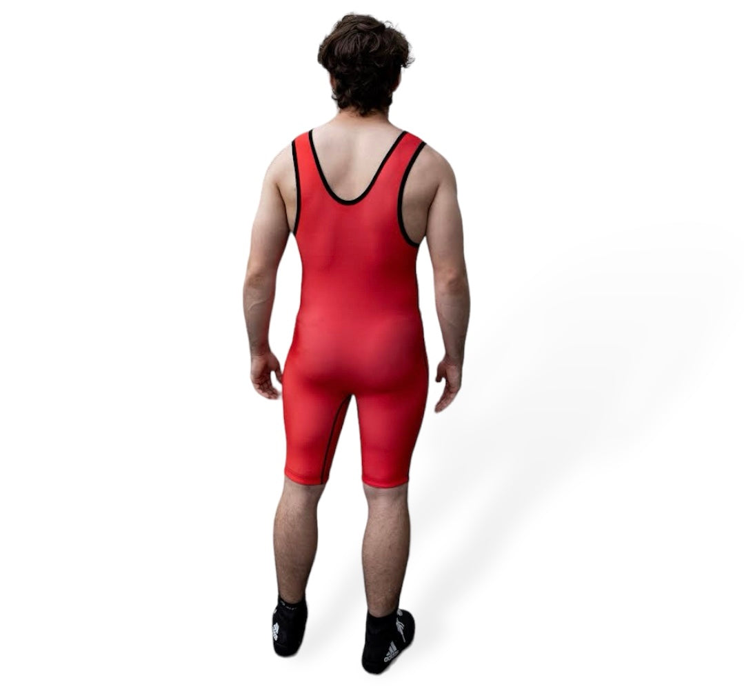 Combinaison de lutte homme Combat Sport Classic rouge