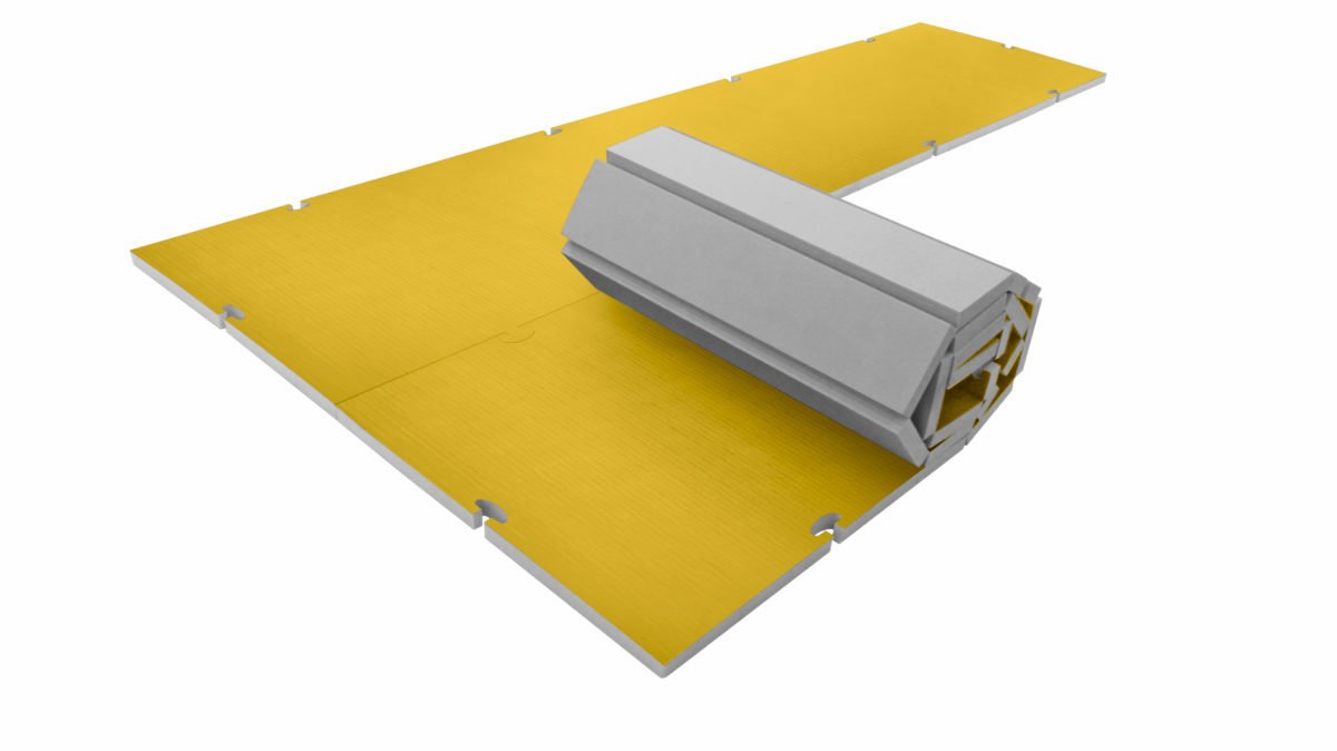 ProGame tatami Tis Roll 400 x 100 cm - jaune
