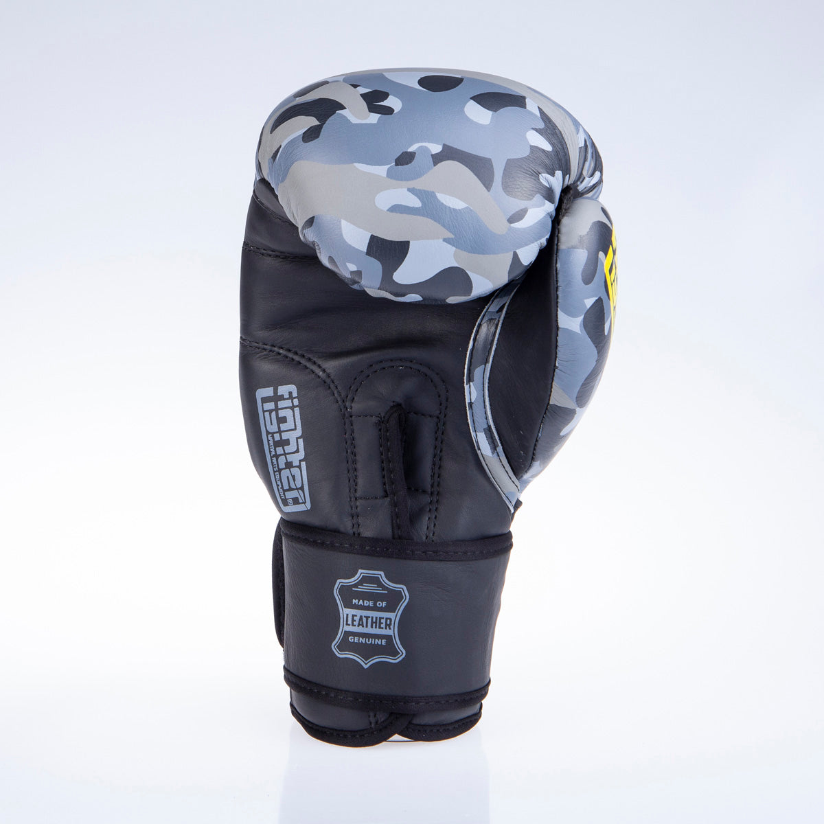 Gants de boxe Fighter SIAM - camouflage gris, FBG-003C