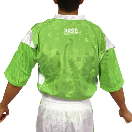 Fight Uniform Top Ten PQ Mesh NEON - vert fluo, 1681-15