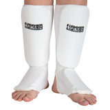 Protège-tibia Fighter Instep - blanc, JE1400IN