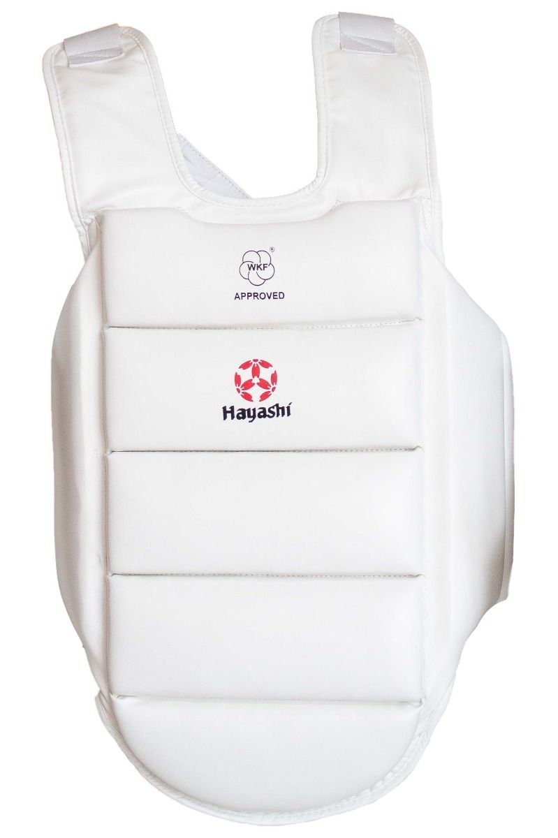 Kinder Brustschutz Hayashi WKF - weiß, 357-1
