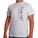 Satori Kalligraphie T-Shirt - KARATE - weiß, SATT01-1