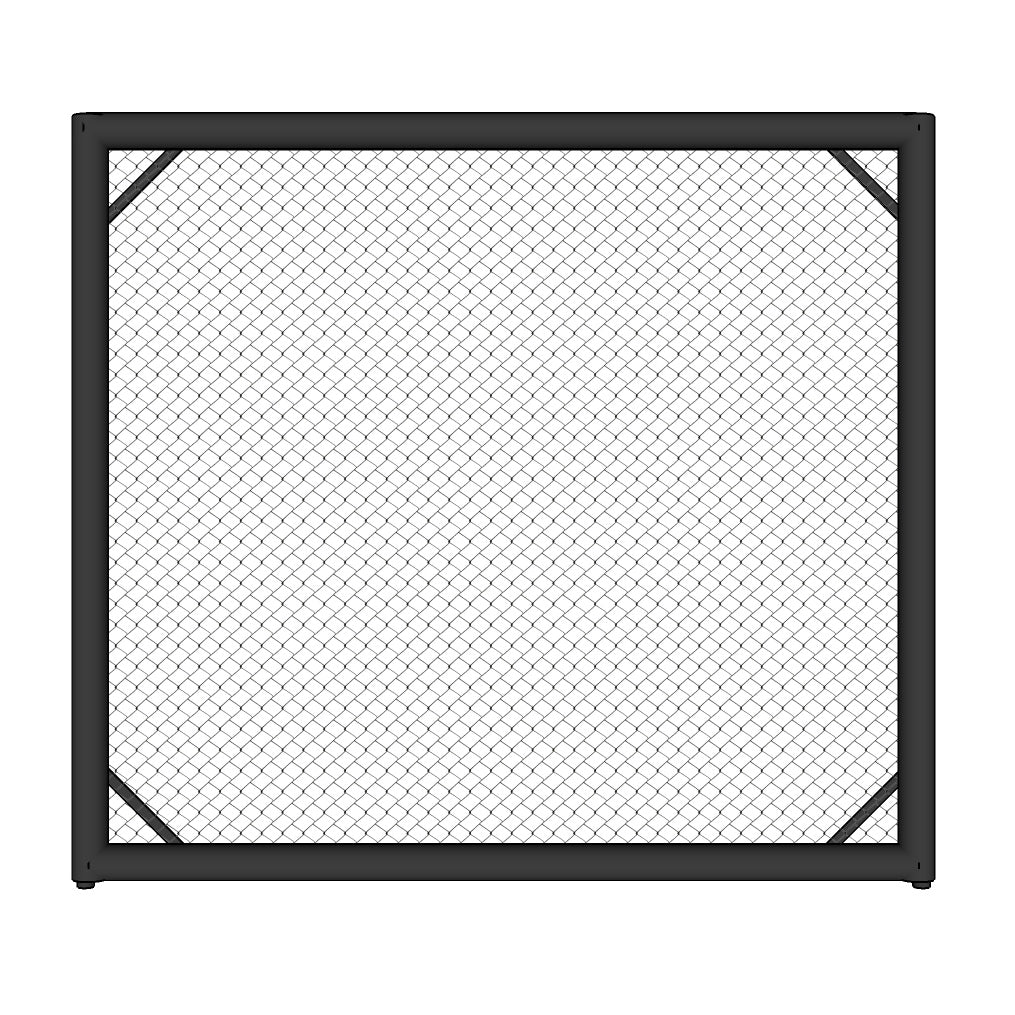 MMA Cage Panel with Left and Right Side Padding, CP-LR