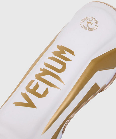 Venum ELITE Schienbeinschoner - weiß/gold