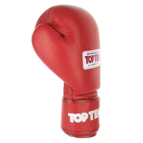 Gants de boxe de compétition Top Ten AIBA 2014 - rouge, 2010-4N