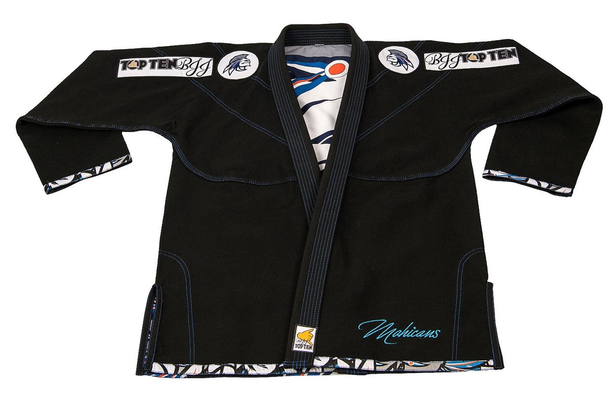 Top Ten Mohicans d'uniforme de Jiu Jitsu brésilien - Noir, 15123-9