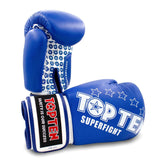 Top Ten Gants de Boxe Superfight Stars - bleu/blanc, 20411-6