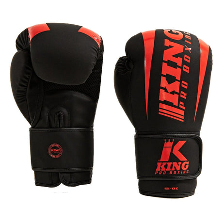 Gants de boxe King Pro Revo 8 - noir/rouge