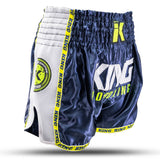 King Short Neon 2 - bleu/jaune fluo, KPB NEON 2-S