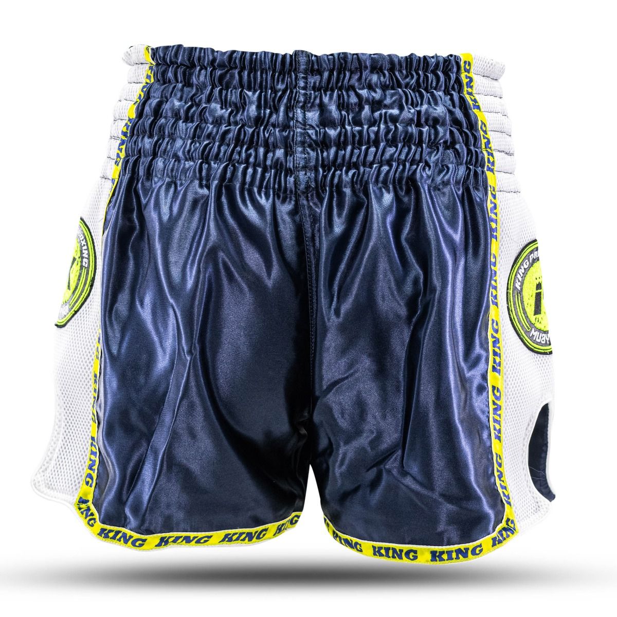 King Short Neon 2 - bleu/jaune fluo, KPB NEON 2-S