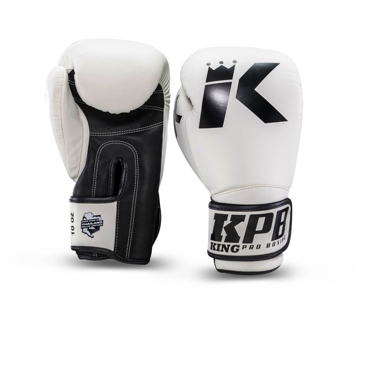 King Pro Boxing Boxing Gloves Pellis - white