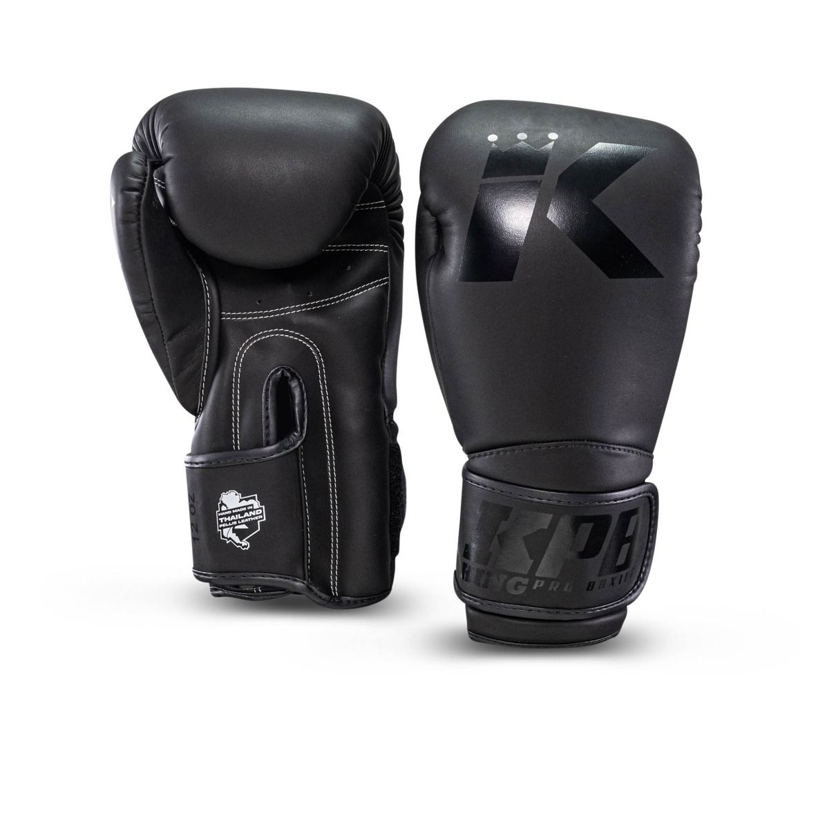 King Pro Boxing Boxing Gloves Pellis - black