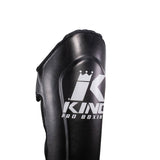 Protège-tibias de boxe King Pro - noir/blanc