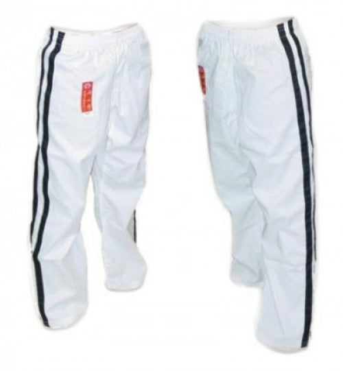 Pantalon en coton Hayashi - Design spécial - blanc, 0500S
