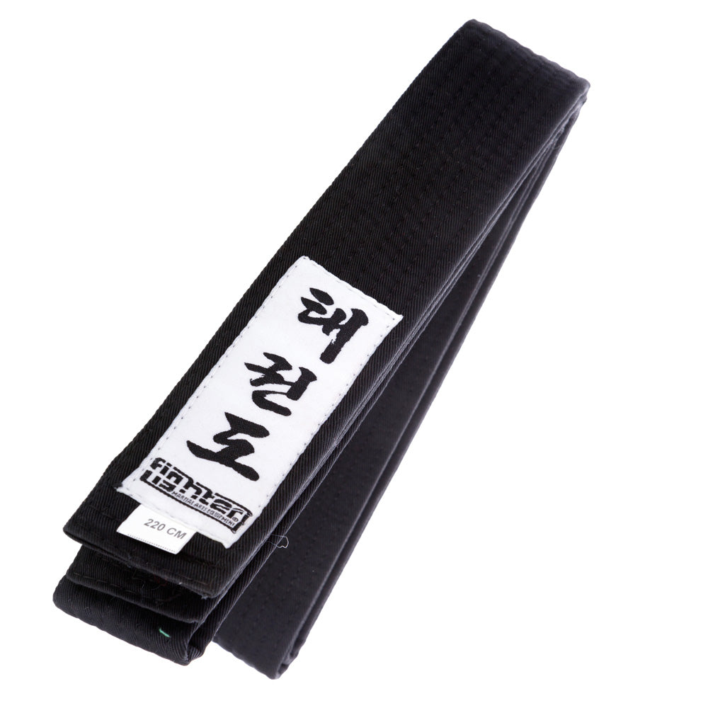 Ceinture ITF Fighter Taekwondo - noir, FTB-06