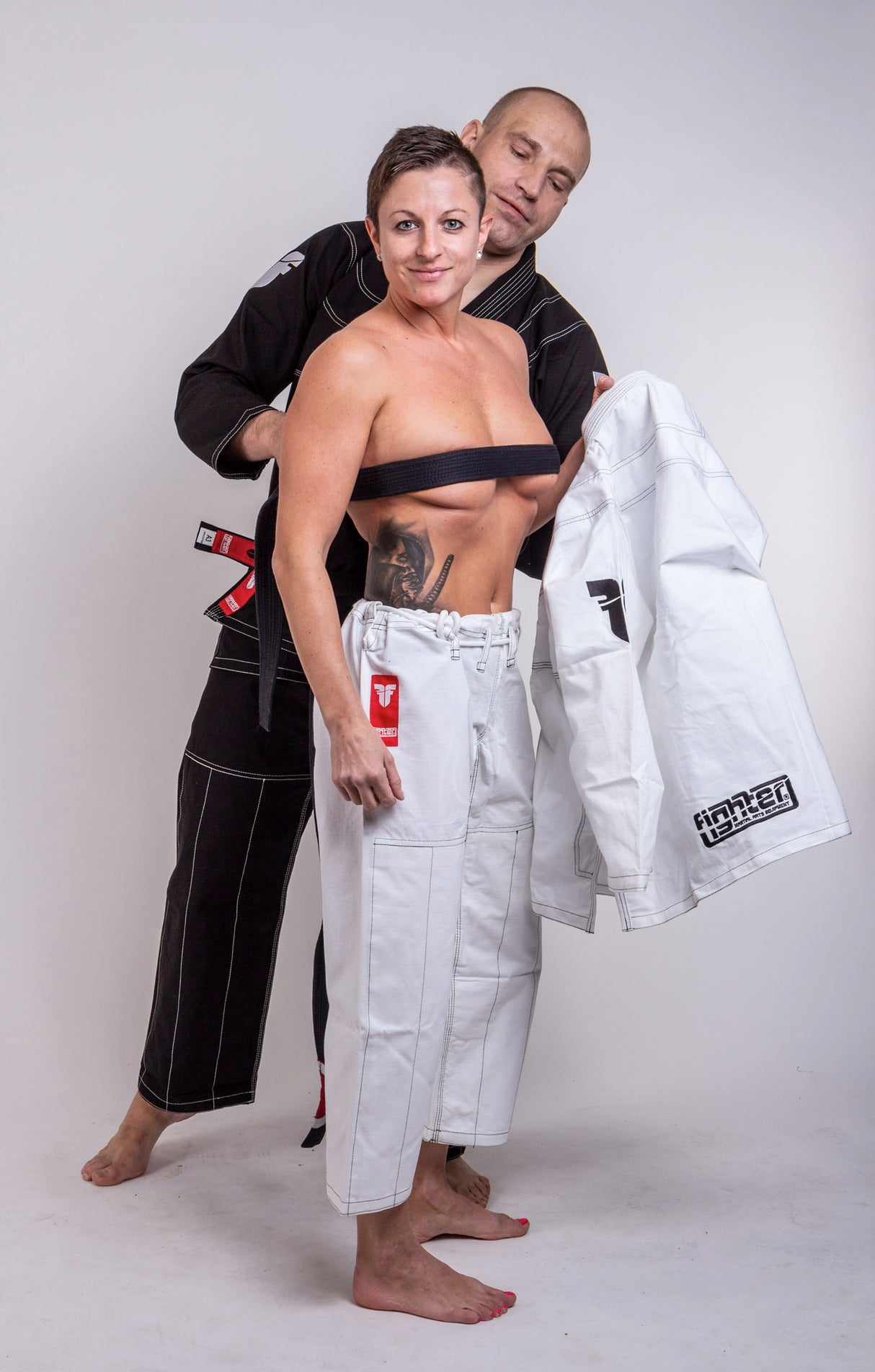 Fighter BJJ Ripstop Gi Rip Stop - weiß, BJJBW-05