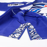 Top Ten Mohicans d'uniforme de Jiu Jitsu brésilien - Bleu, 15123-6