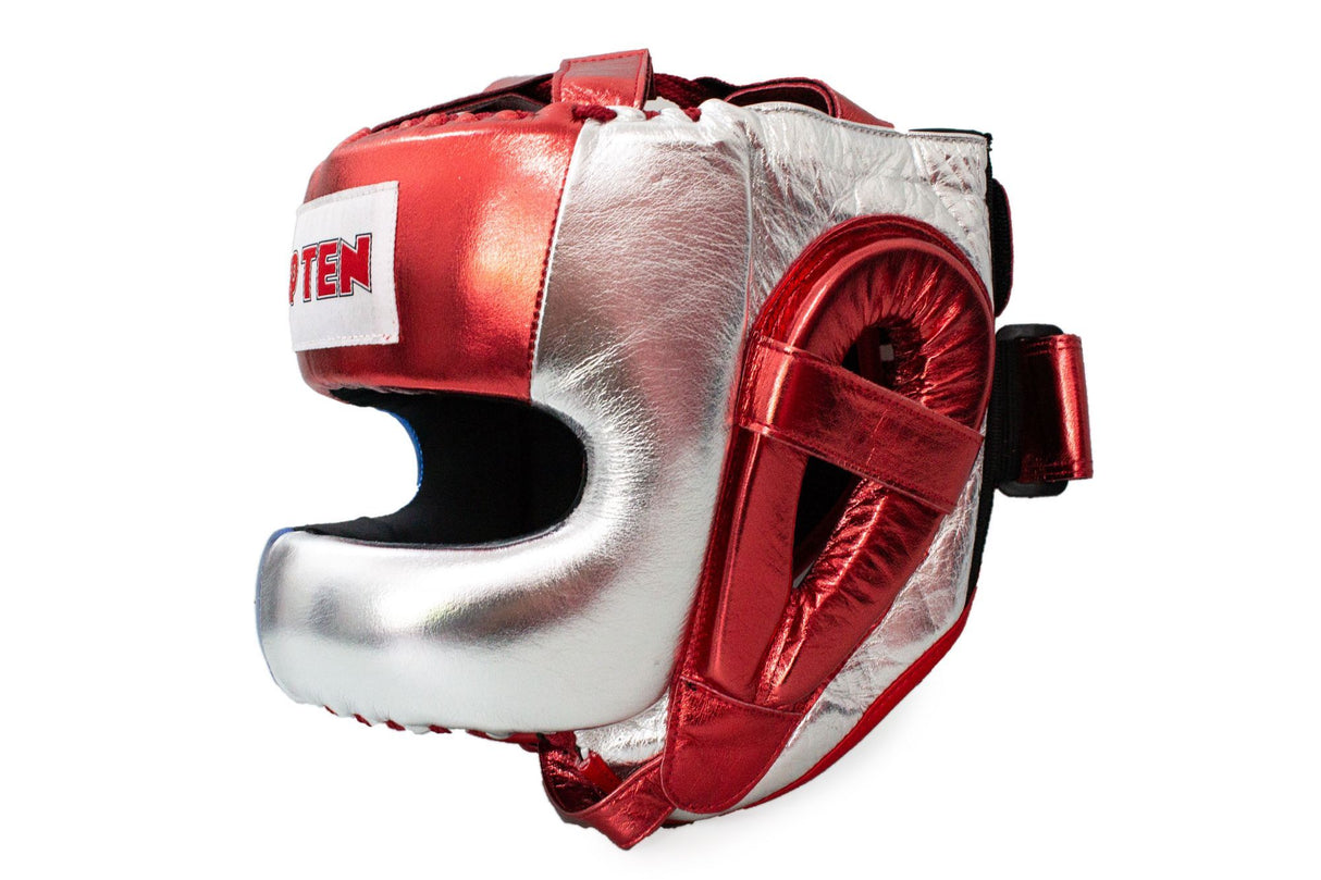 Headguard Top Ten Sparring Metallic