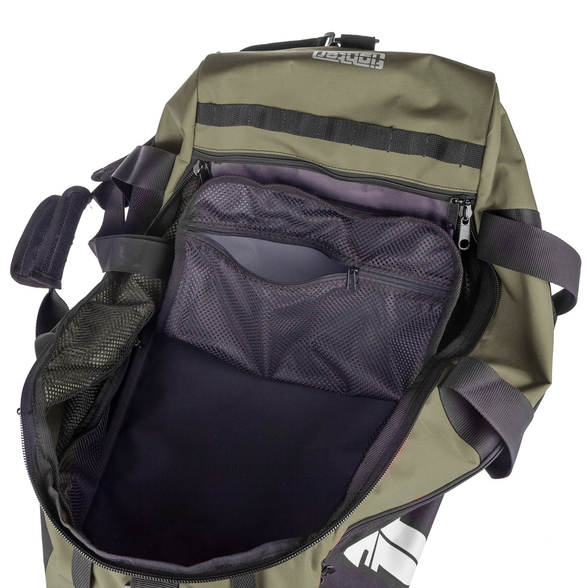 Sac de sport Fighter LINE XL - vert armée/gris/noir, FTBP-03