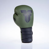 Fighter Boxhandschuhe Sparring - matt khaki/schwarz, FBG-002KB