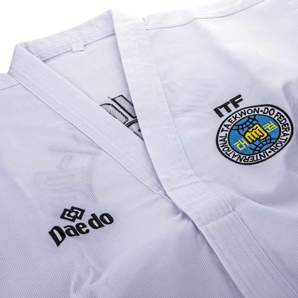 Daedo ITF dobok étudiant Argent, TA10812